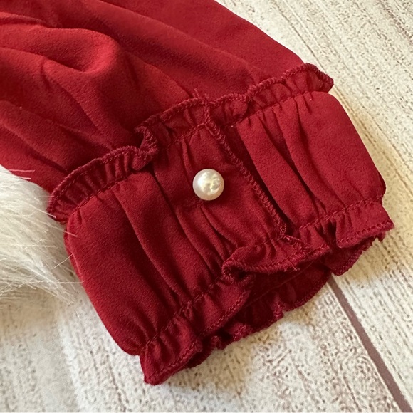 SOLD NWT Ruffled Blouse - Picture 9 of 12